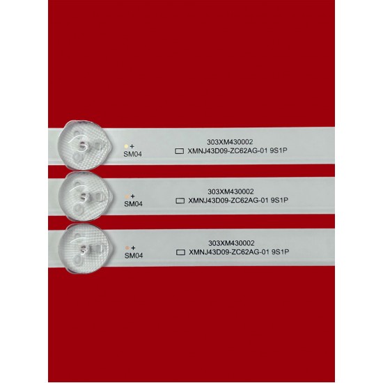 Suitable for Panda 43D18S LED strip XMNJ43D09-ZC62AG-01 LED strip 303XM430002 backlight