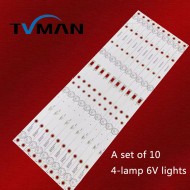 Lehua 49AX3000 light strip JS-D-JP4910-041EC light strip 4 lights 10 LCD TV LED light strips
