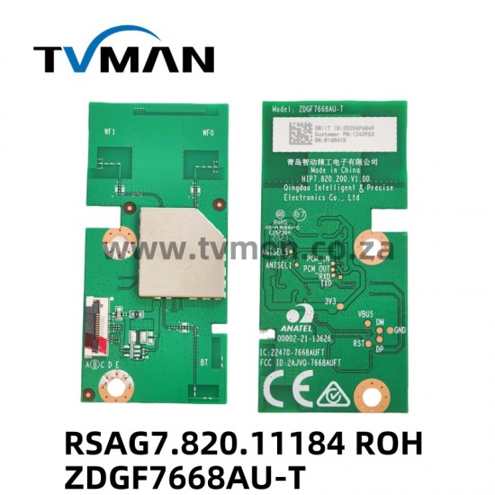 HISENSE TV WIFI BOARD RSAG7.820.11184 ROH ZDGF7668 AU-T