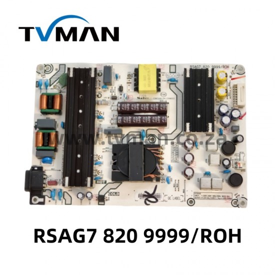 HISENSE POWER BOARD  RSAG7 .820. 9999 ROH